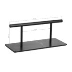 Friseurhocker L008B Schwarz 4