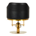 Friseurstuhl Burgos Schwarzgold 3