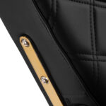 Friseurstuhl Gabbiano Leonardo Gold Schwarz 12
