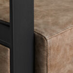 Friseurstuhl Gabbiano Modena Altbraun 5