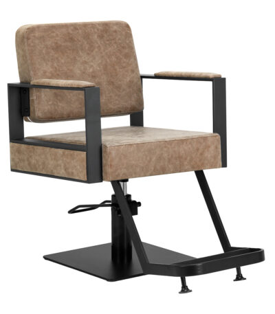 Friseurstuhl Gabbiano Modena Altbraun