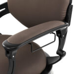 Friseurstuhl Gabbiano Niccolo Braun Knopflos 9