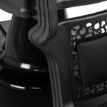 Friseurstuhl Gabbiano Niccolo Schwarz Knopflos 10