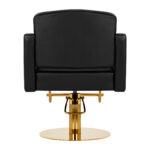 Friseurstuhl Gabbiano Turyn Schwarz-Gold 2