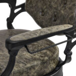 Friseurstuhl President Old Leather Green 15