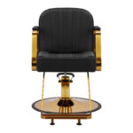 Gabbiano Acri Friseurstuhl Gold – Schwarz 2