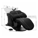 Gabbiano Elektrische Friseurwaschanlage Trycho Schwarz 16