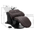 Gabbiano Elektrisches Friseurwaschgerät Trycho Braun 16