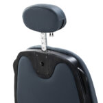 Gabbiano Francesco Friseurstuhl In Graphit Mit Gebürstetem Schwarzem Gestell 7