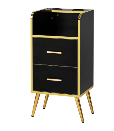 Gabbiano Friseurhelfer Trix Gold Schwarz