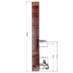 Gabbiano Friseurkonsole B058 Kirsche 7