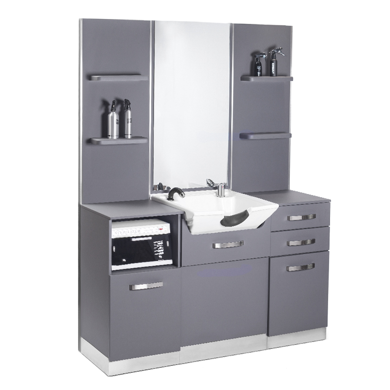 Gabbiano hairdressing console with washbasin Gabbiano hairdressing console with washbasin