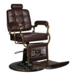 Gabbiano Friseurstuhl Boss Brown 5