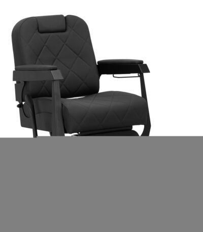 Gabbiano Friseurstuhl Bruno Mit Schwarzem Gestell