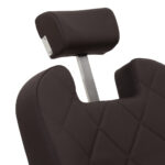 Gabbiano Friseurstuhl Bruno Mit Schwarzem Gestell Braun 11