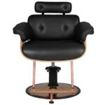 Gabbiano styling chair Florence Black 3