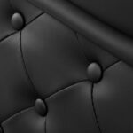 Gabbiano Friseurstuhl Francesco Schwarz Schwarz 13