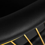 Gabbiano Friseurstuhl Lille Gold Schwarz 6