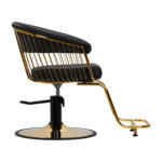 Gabbiano Friseurstuhl Lille Gold Schwarz 1