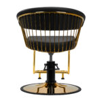 Gabbiano Friseurstuhl Lille Gold Schwarz 3