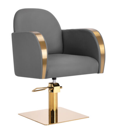 Gabbiano Friseurstuhl Malaga Goldgrau