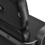 Gabbiano Friseurstuhl Porto Grau Schwarz 6