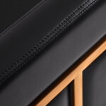 Gabbiano Friseurstuhl Toledo Gold Schwarz 5