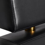 Gabbiano Friseurstuhl Toledo Gold Schwarz 6