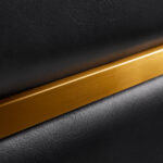Gabbiano Friseurstuhl Toledo Gold Schwarz 7