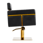 Gabbiano Friseurstuhl Toledo Gold Schwarz 2