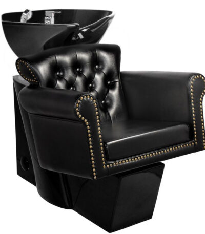 Gabbiano Friseurwaschanlage Berlin Schwarz / Schwarze Schüssel