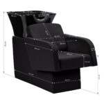 Gabbiano Friseurwaschanlage Elda Black 7