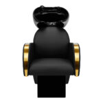 Gabbiano Friseurwaschanlage Malaga Gold Und Schwarz 1