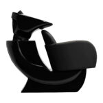Gabbiano Friseurwaschanlage Malaga Gold Und Schwarz 3