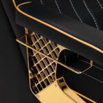 Gabbiano Friseurwaschanlage Marcus Gold Schwarz 5