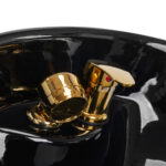 Gabbiano Friseurwaschanlage Marcus Gold Schwarz 10