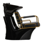 Gabbiano hair washer Prato Gold - Black 1
