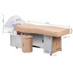 Gabbiano Head Spa 017B Haarwaschliege Beige 17