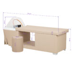 Gabbiano Head Spa Malediven Haarwaschliege Beige 19