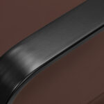 Gabbiano Porto Friseurstuhl Schwarze Schokolade 4