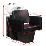 Gabbiano Schwarze Ankara Friseurwaschanlage 1