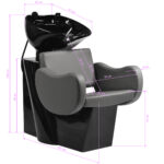 Gabbiano Sewilla Friseurwaschanlage Grau 9