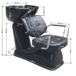 Gabbiano Vigo black hairdresser's wash 1