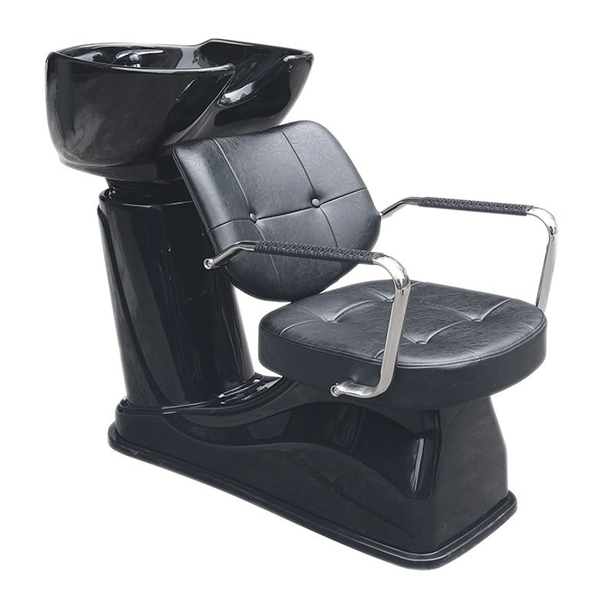 Gabbiano Vigo black hairdresser's wash unit Gabbiano Vigo black hairdresser's wash unit