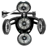 Gabbiano Wand-Infrazone Gd-505W Schwarz