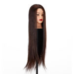 Gabbiano Wz2 Friseur-Übungskopf, Kunsthaar, Farbe 4#, Länge 24" - Bild 3