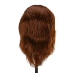 Gabbiano Wz3 Friseur-Übungskopf, Naturhaar, Farbe 4#, Länge 8 Zoll – Bild 3