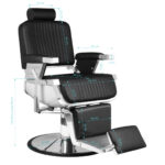 Haarsystem Royal X Schwarzer Friseurstuhl