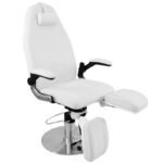 Hydraulic podiatry chair Azzurro 713A White