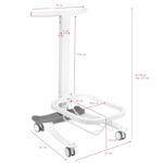 Komfortables Pediküre-Tablett Auf Rollen Mit Hebefunktion 4
